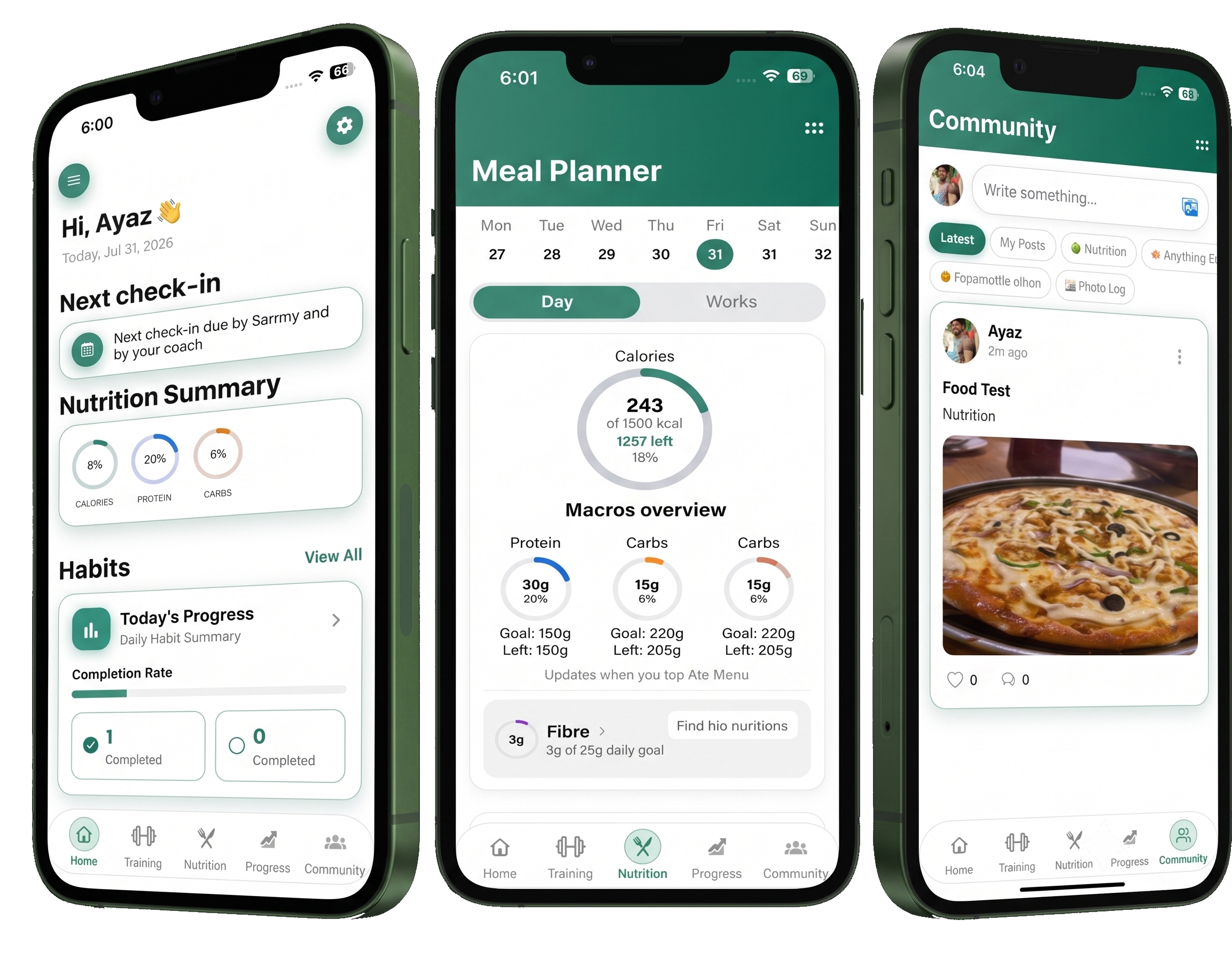 Better Health Project app on mobile phones