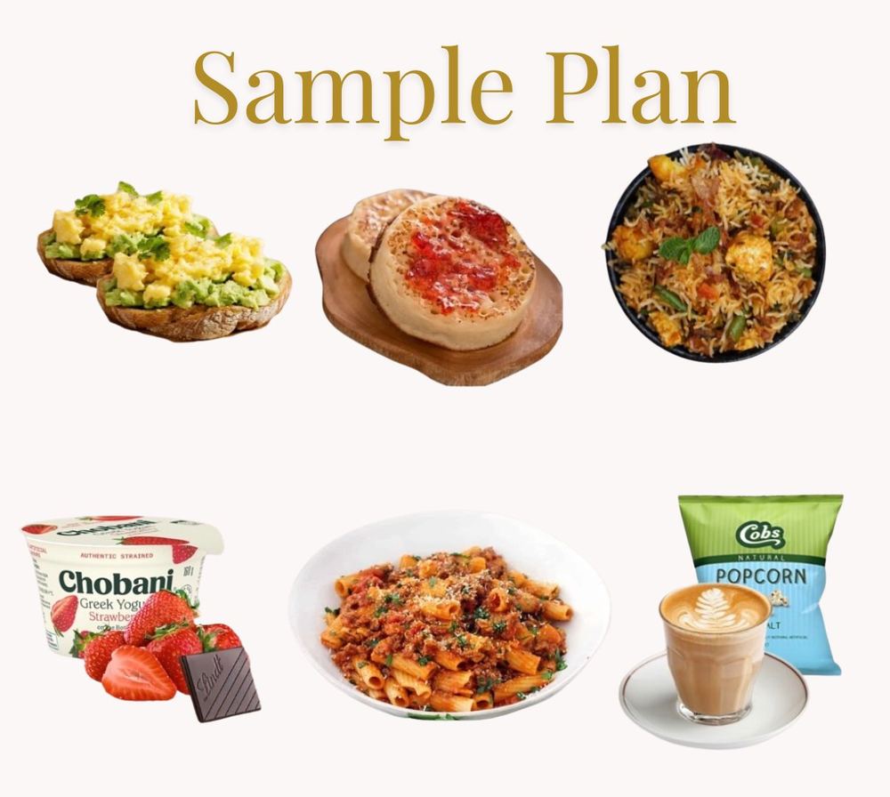 Sample meal plate