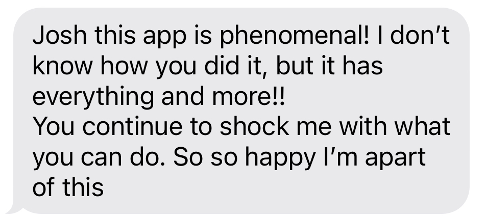 Client review screenshot