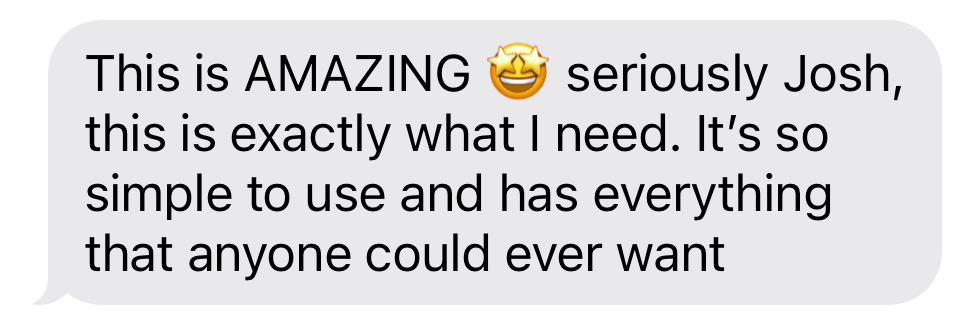 Client review screenshot